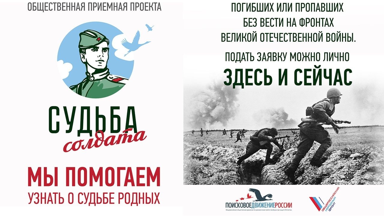 Доклад документальная основа народного проекта установление судеб пропавших без вести защитников отечества